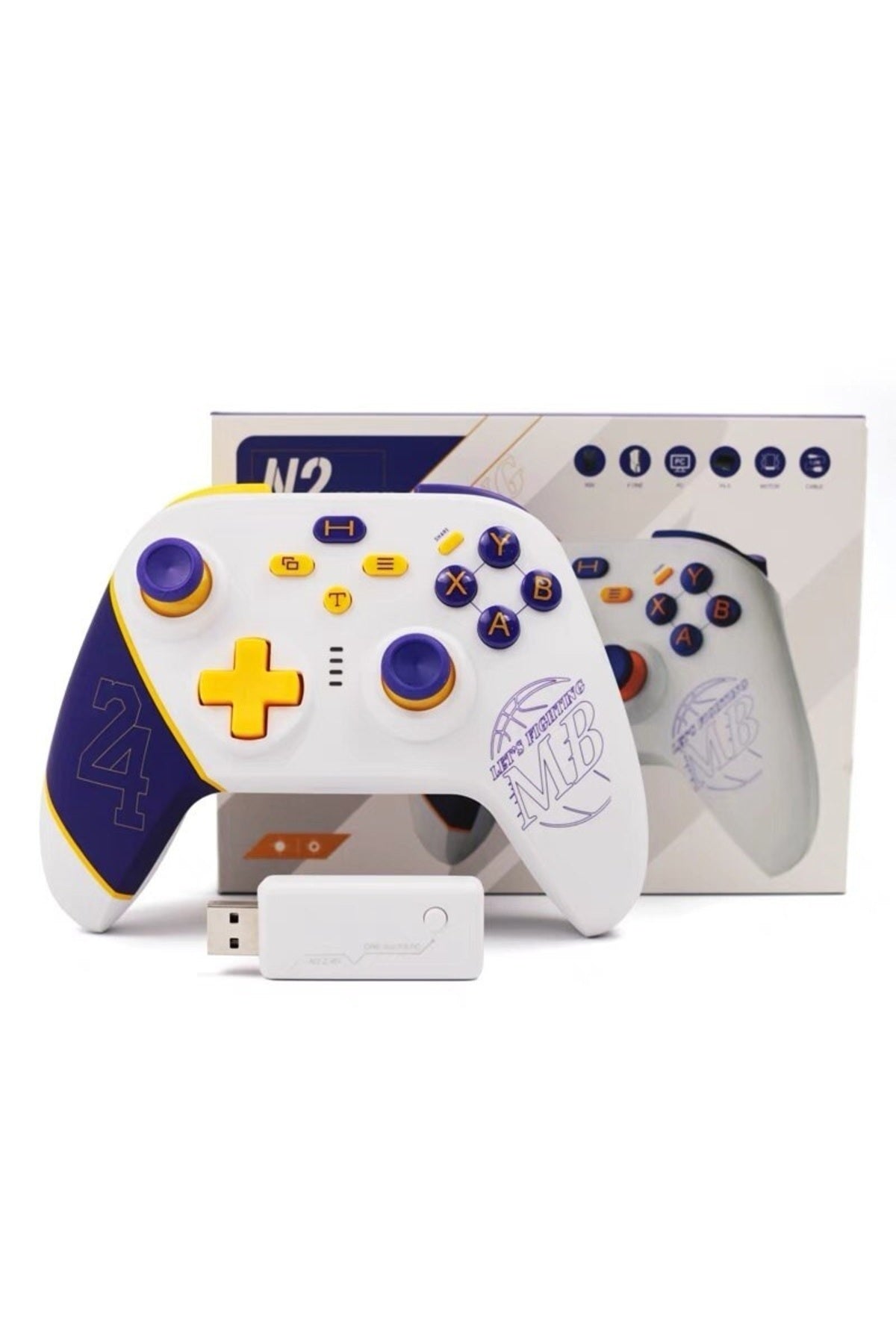N2 Pc/ps3 2.4ghz Kablosuz Wireless Oyuncu Kolu Beyaz