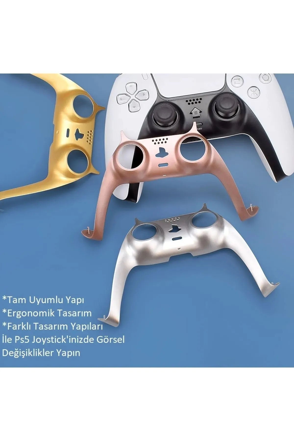 PS4-PC-Android BOX-Android-IOS Telefon Tablet Uyumlu Titreşimli Bluetooth Oyun Kolu