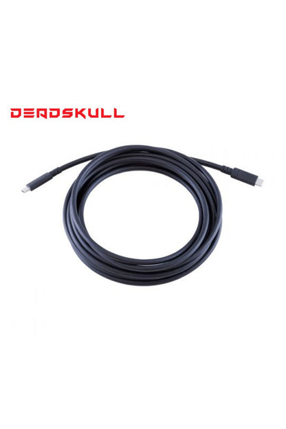 Ps5/ps5 Slim/ps5 Pro Uyumlu 3m Type-c Type-c Joystick Şarj Data Kablosu Siyah