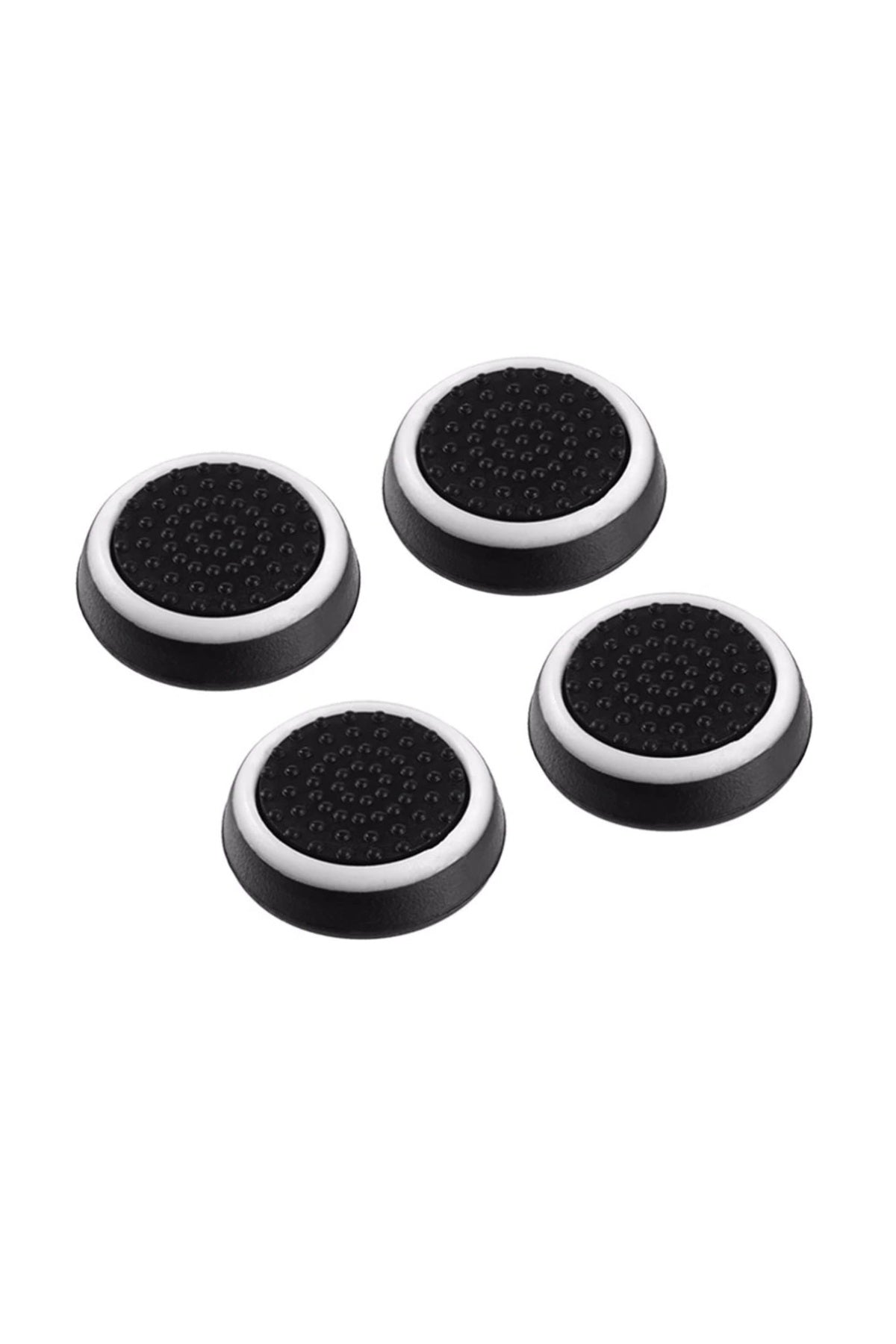 Desenli Sony Ps5/ps4/ps3 Analog Koruyucu Silikon Pad-renkli Beyaz