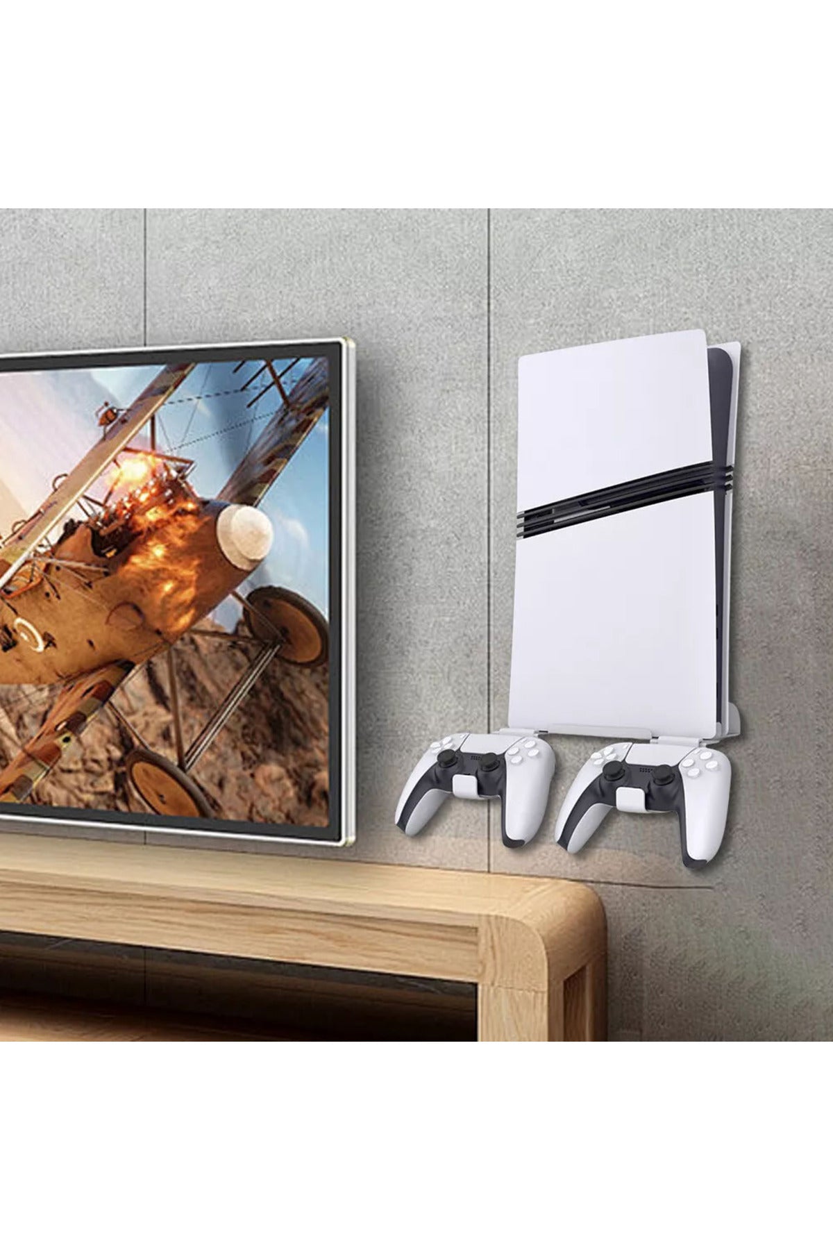Ps5 Slim / Pro Uyumlu Duvar Askı Aparatı Pgtech Gp-539