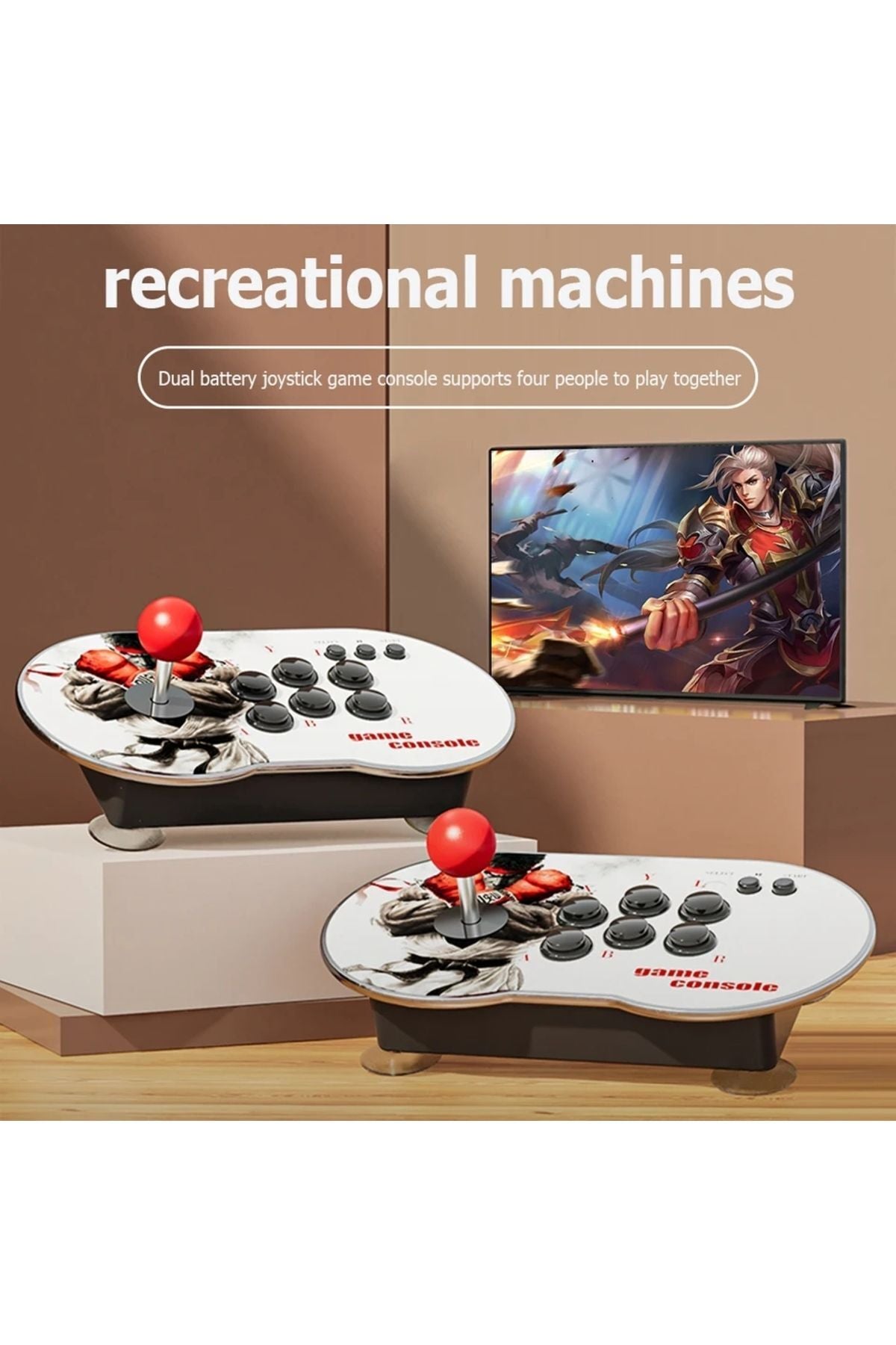 M9 64GB Arcade Retro 4K HDMI Oyun Konsolu 10000 Oyun Çift Kontroller