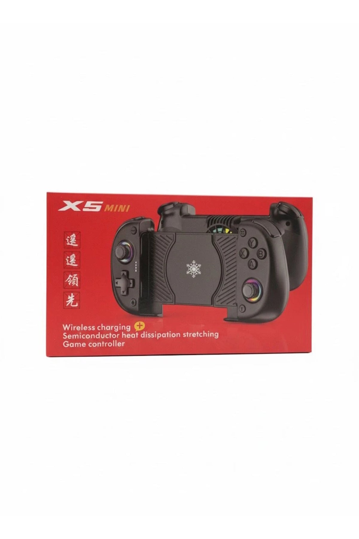 Android/IOS Uyumlu Kablosuz Soğutuculu RGB Joystick - X5 Mini