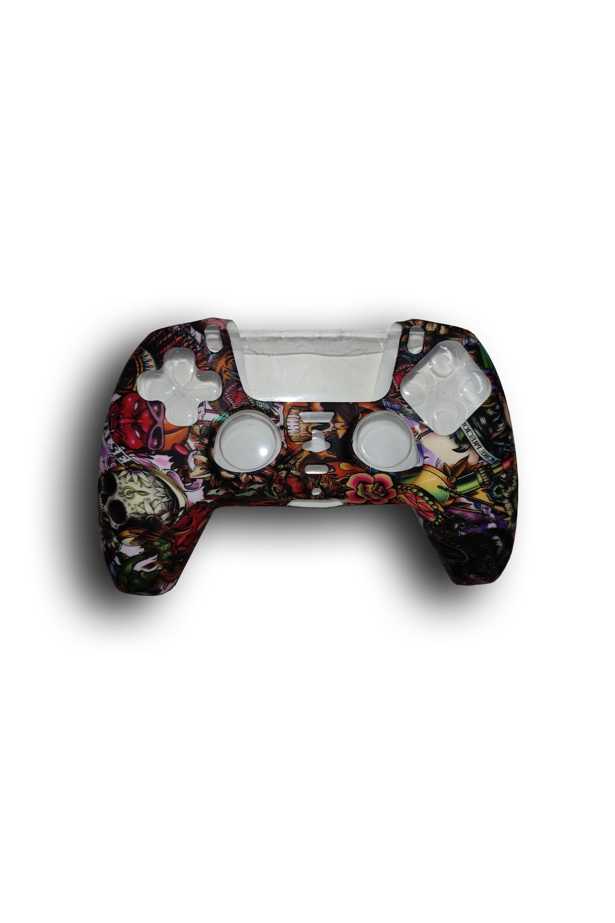 Ps5 Controller Kuru Kafa Serisi Desenli Koruyucu Silikon Kılıf Model-11