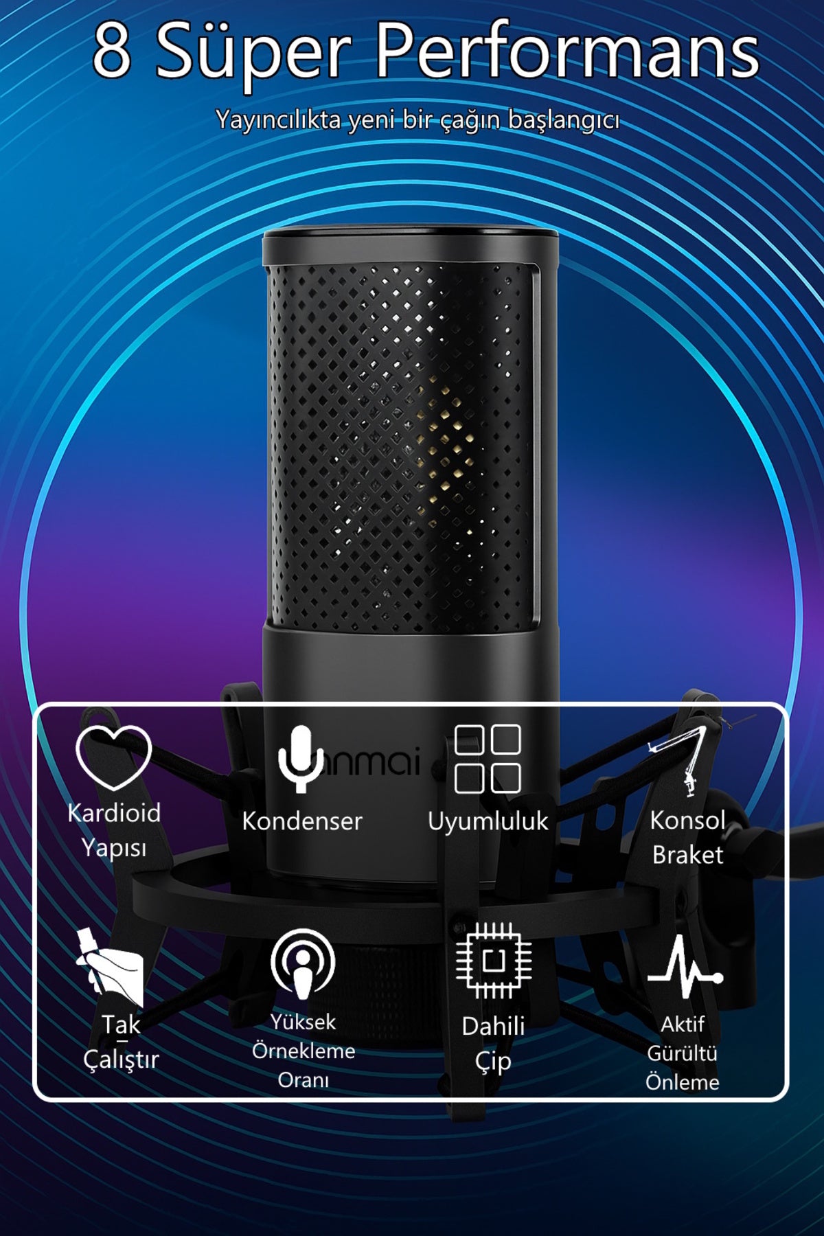 MICPRO X2 Kardioid Condenser Stüdyo Mikrofonu