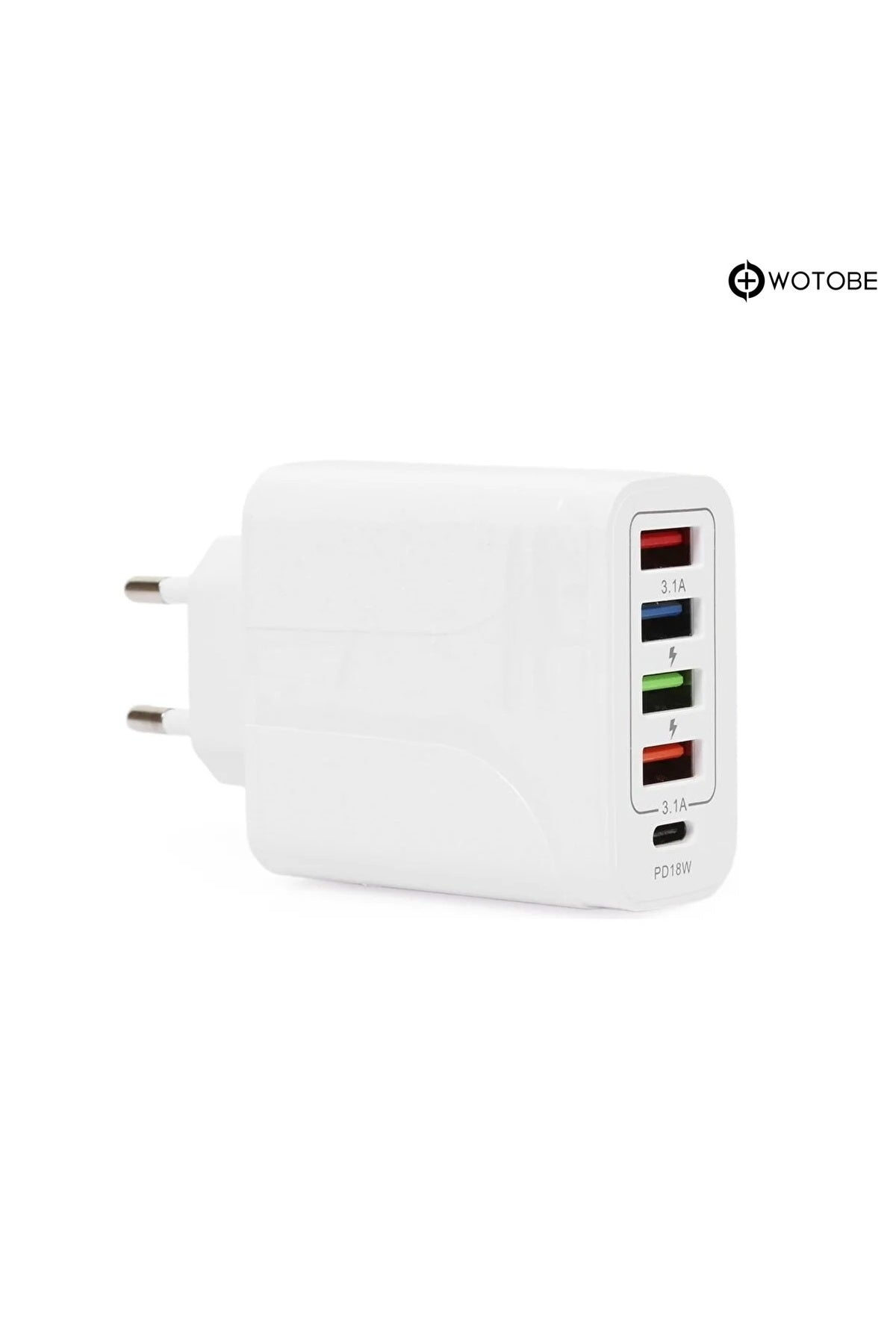 Apple Uyumlu 4 Usb 1 Type c iPhone iPad Samsung Huawei Oppo Xiaomi 48w Hızlı Şarj Başlığı