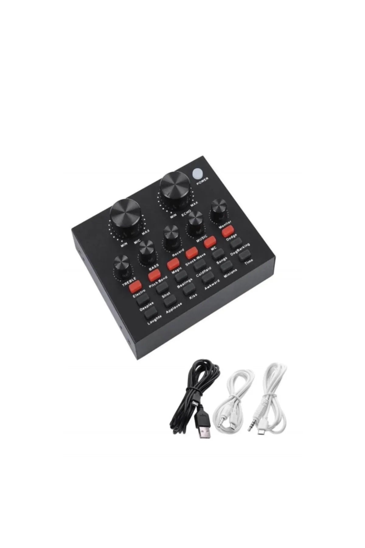 Filtreli Condenser Mikrofon Ses Kartı Stand Set