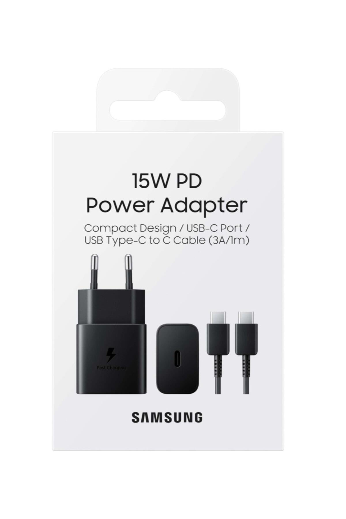 Galaxy A15 A16 Ve A05 A06 Usb-c 15w Hızlı Şarj Adaptörü Usb-c Kablo ( Türkiye Garantili)