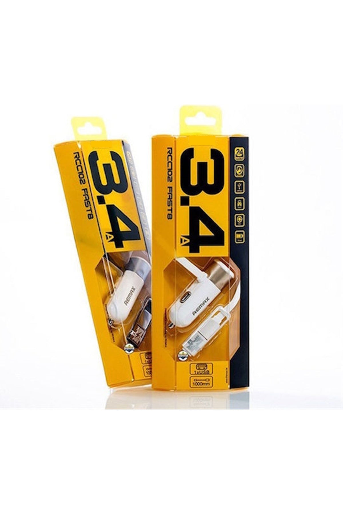 3.4 Mah Dual Usb Kablolu Turbo Araç Şarjı