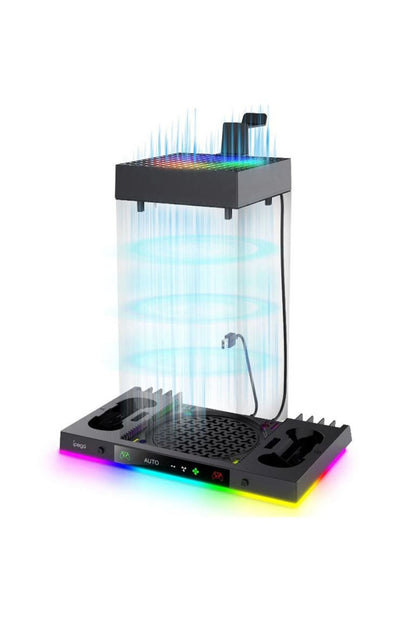 İpega Xbox Series X Smart 8in1 Rgb Işıklı Soğutucu Fanlı Şarj Standı