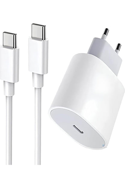 iPhone 20W USB-C PD Güç Adaptörü ve Kablo Dahil Set Type-C lightning Hızlı Şarj Cihazı
