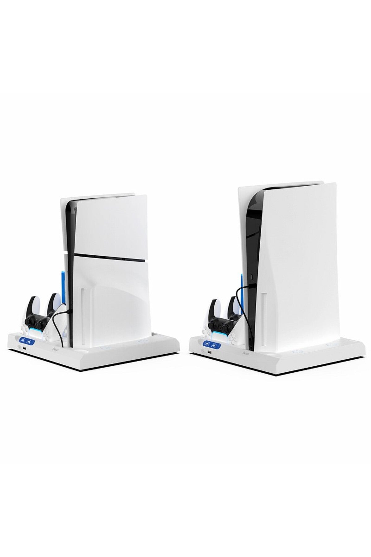 İpega Ps5 Slim Dijital/ps5 Slim Disk Multifonksiyonel Şarjlı,soğutucu Fanlı,vr Standlı Cd Raf Stand