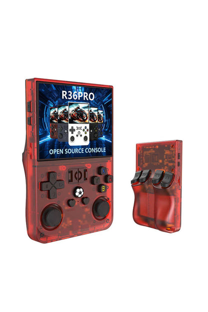 R36PRO Retro Video Oyun Konsolu Linux Sistemi 3.5 Inç IPS Ekran 64 GB Taşınabilir El Konsolu