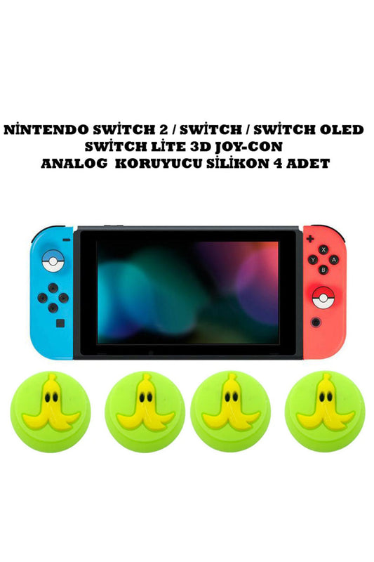 Switch/Switch 2/Switch Oled /Switch Lite Uyumlu Yeni 3D Analog Silikon PAD