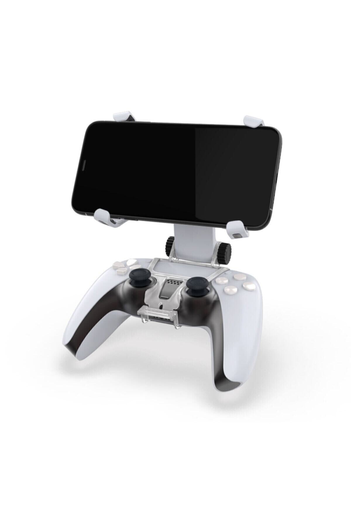 Gri Sony Ps5 Desenli Analog Koruyucu