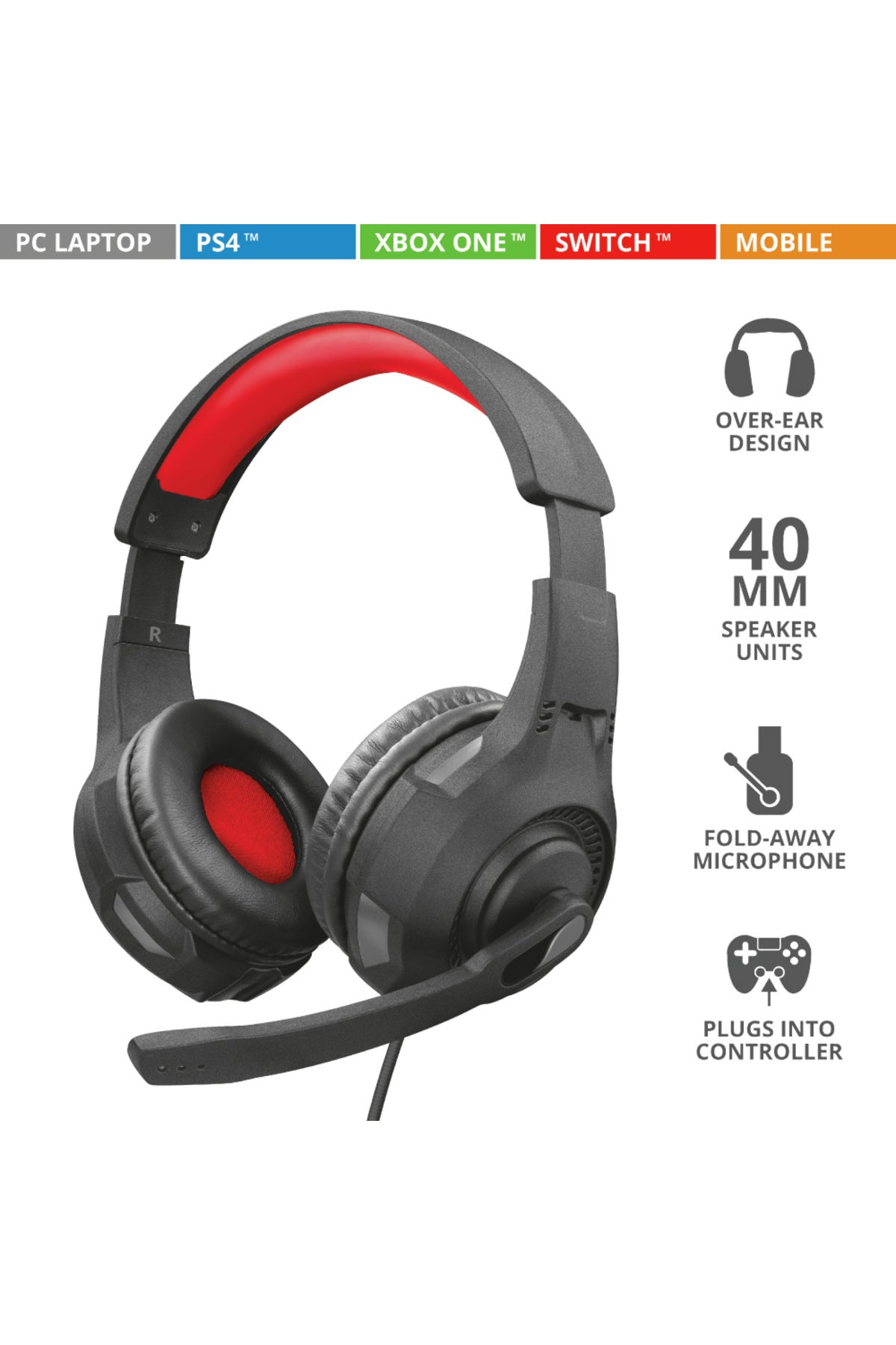 GXT 307 RAVU Mikrofonlu Gamer Kulaklık