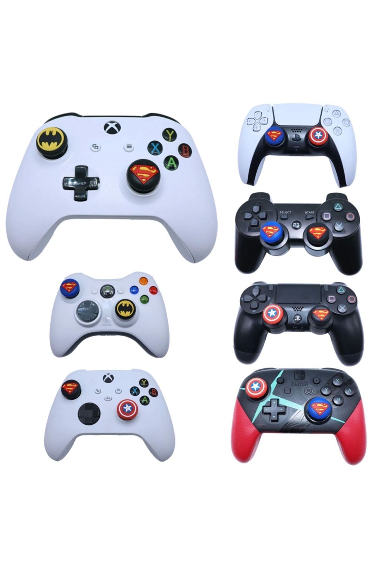 Ps5/ps4/ps3 Uyumlu Xbox Series/xbox One Joystick Kol Analog Koruyucu 2 Adet