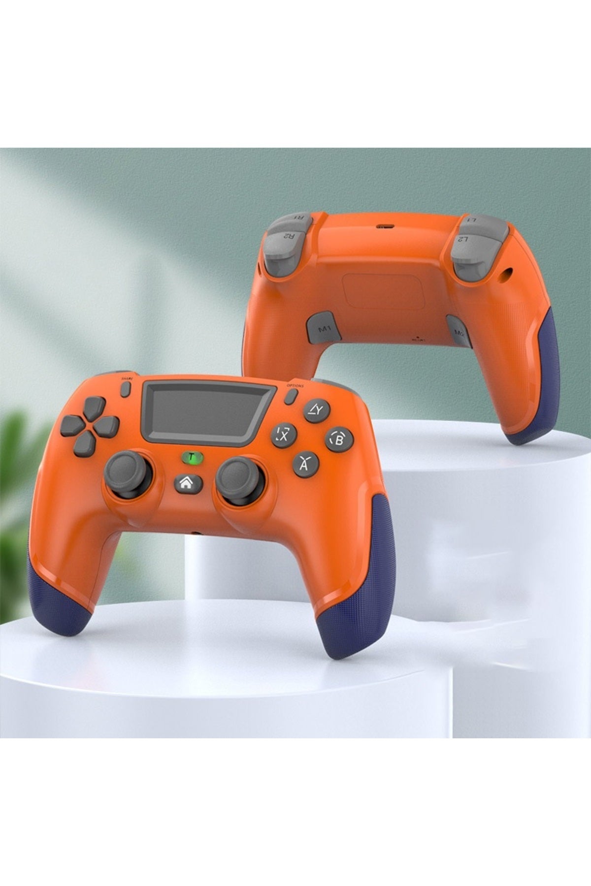 P06 Elite Ps4-ps3-pc-steam-nintendo Swıtch-Apple Uyumlu iOS -android Programlanabilir Oyun Kolu Turuncu