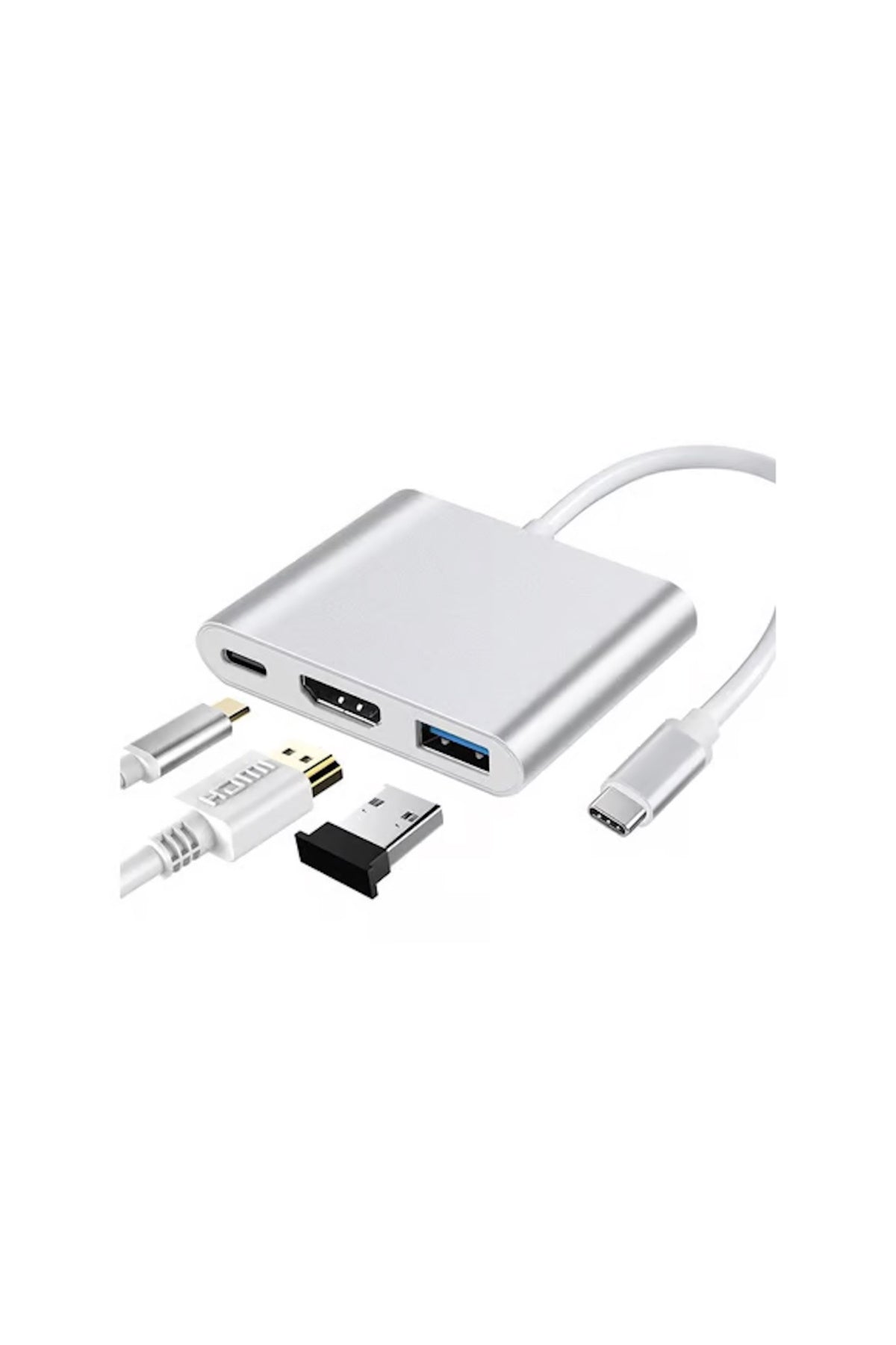 3in1 USB Type-C HDMI Girişli USB Çoklayıcı - C31U
