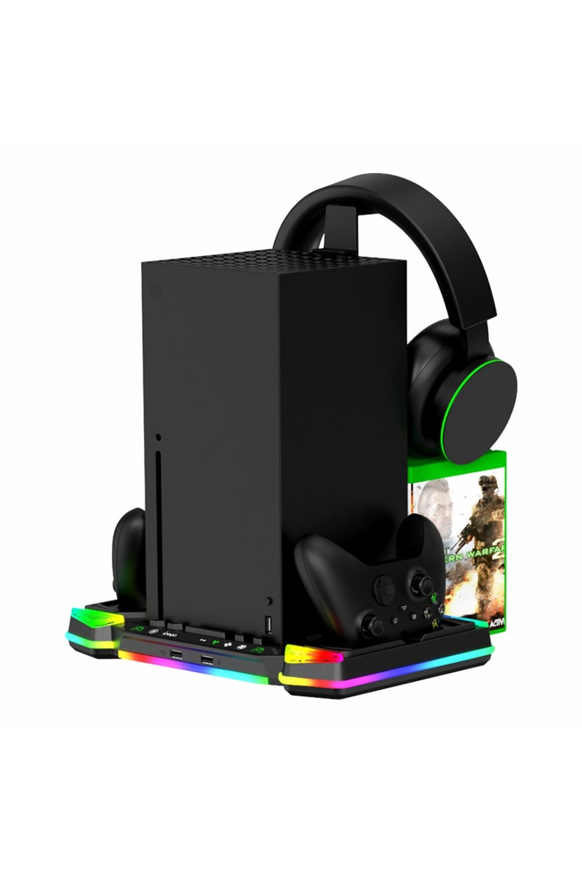 XBOX Series X Uyumlu RGB Soğutucu Fanlı Şarj İstasyonlu Stand - PG-XBX025S