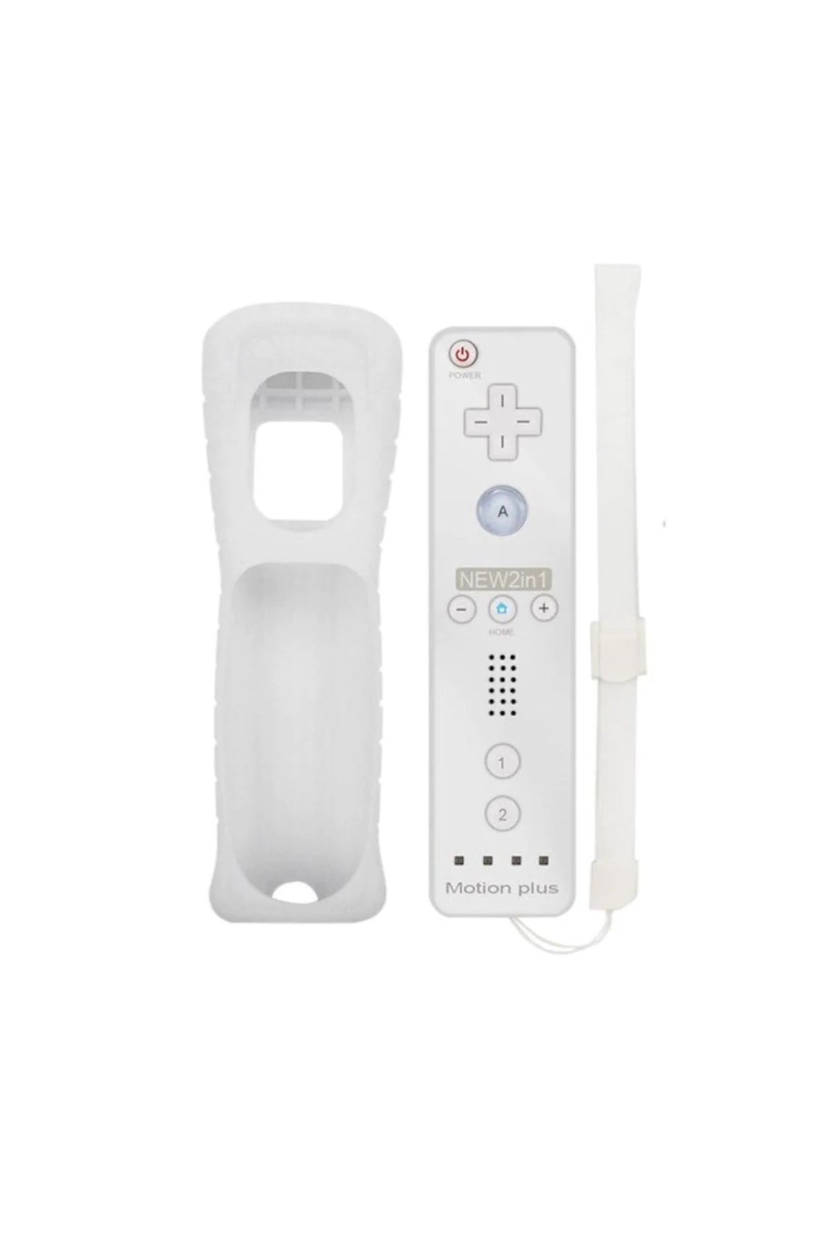 Nintendo Wii 2in1 Motion Plus Remote Kontroller + Nunchuk Kontroller Set Beyaz