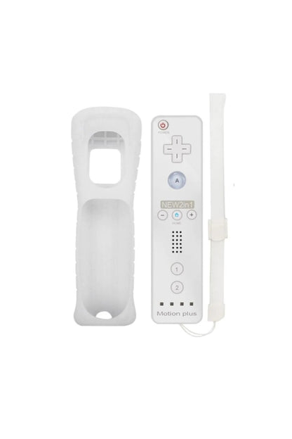 Nintendo Wii 2in1 Motion Plus Remote Kontroller + Nunchuk Kontroller Set Beyaz
