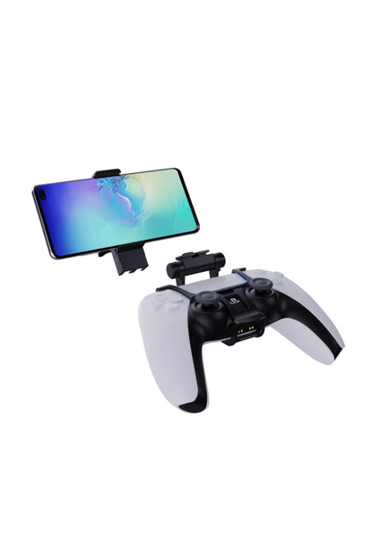 Ayarlanabilir Ps5 Oyun Kolu Telefon Tutucu Siyah