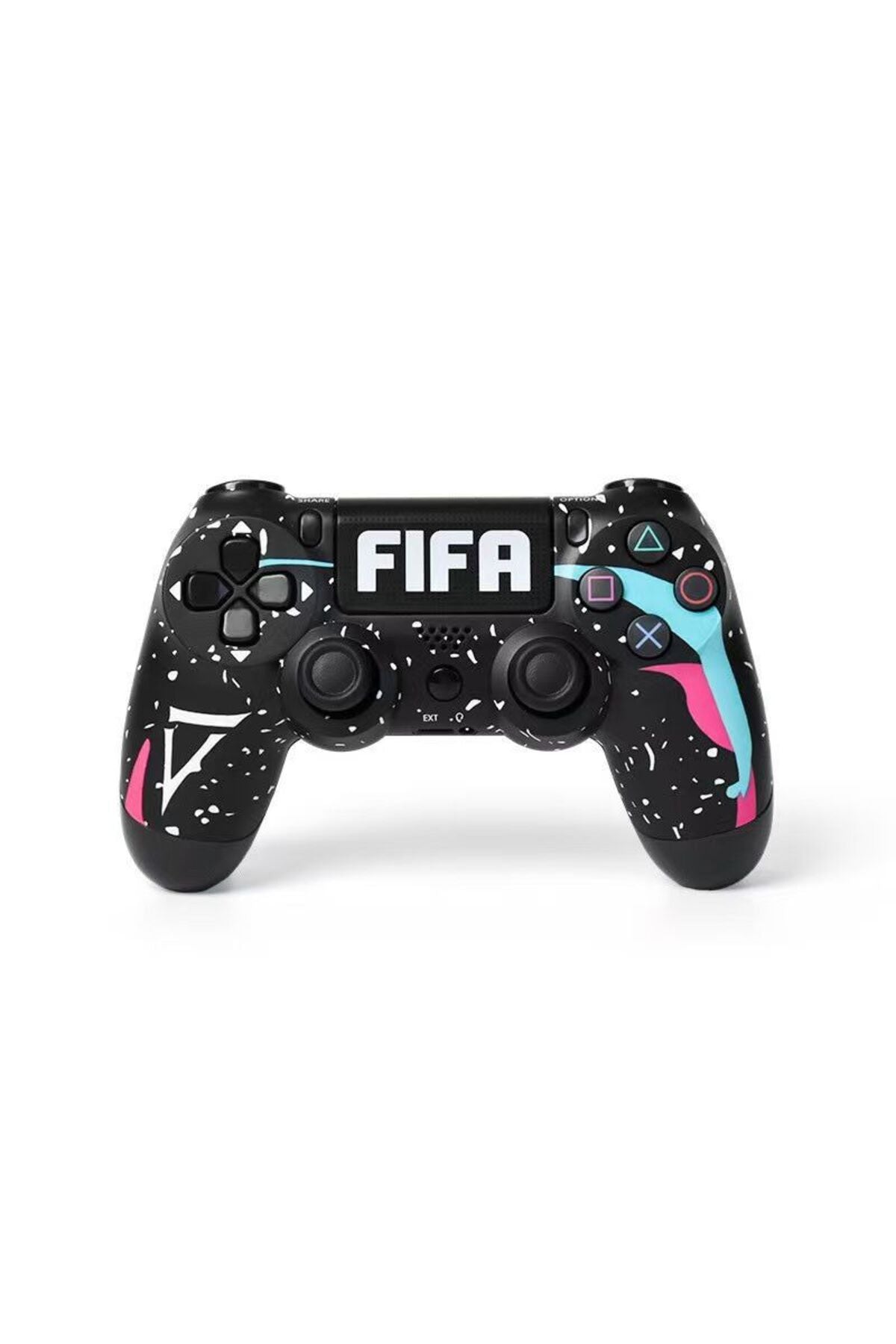 Ps4-pc-android Box-android-Apple Uyumlu iOS Telefon Tablet Desenli Titreşimli Bluetooth Oyun Kolu Model-7