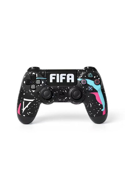Ps4-pc-android Box-android-Apple Uyumlu iOS Telefon Tablet Desenli Titreşimli Bluetooth Oyun Kolu Model-7
