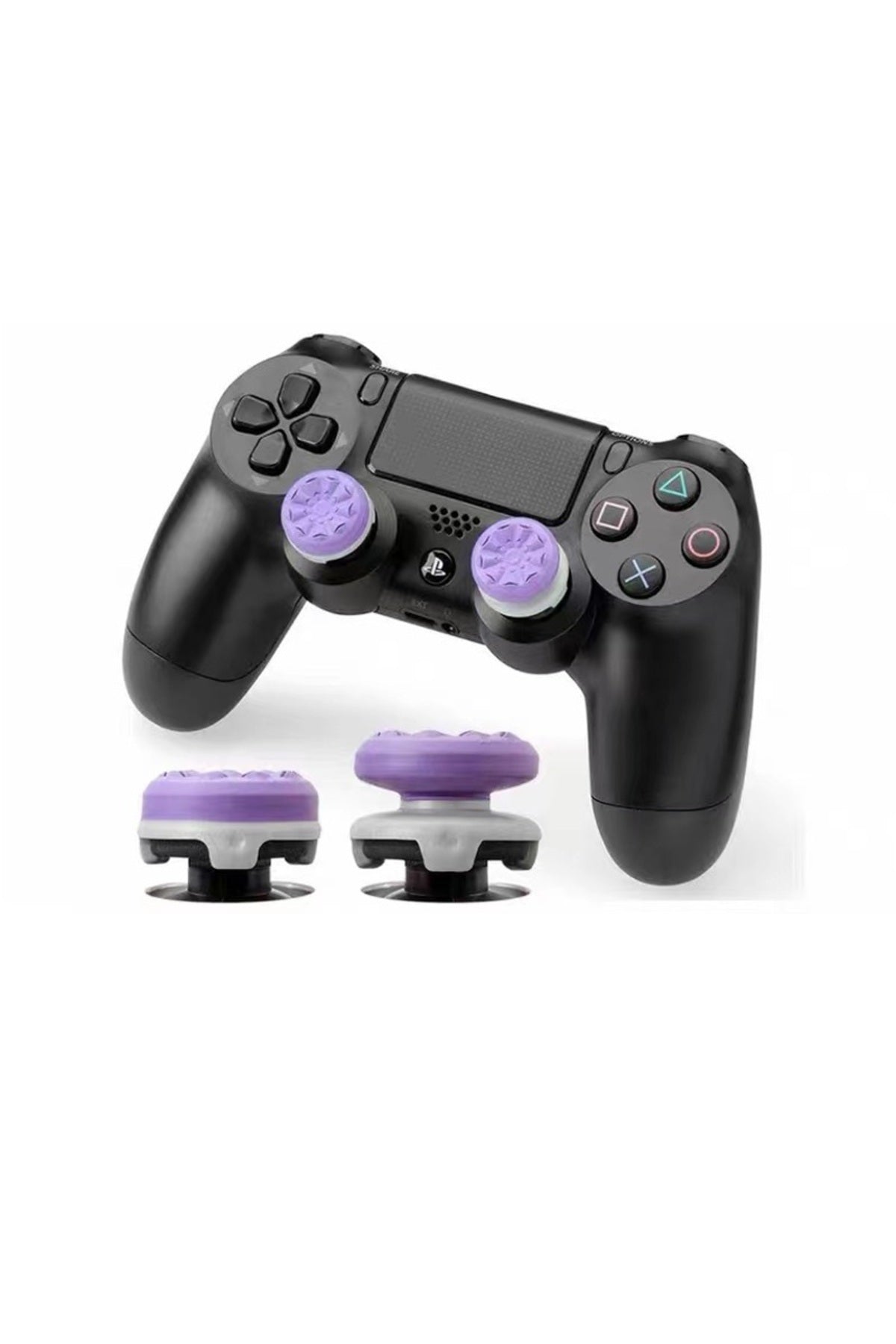Mor Galaxy Uyumlu Ps4/ps5 Uyumlu Performans Analog Koruyucu Ve Yükseltici Mor Mavi