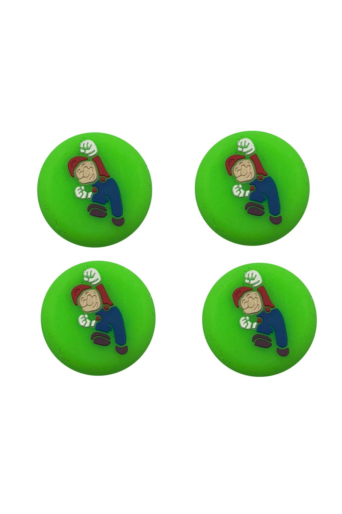 Nintendo Switch/switch Oled /switch Lite Uyumlu 3d Analog Koruyucu Silikon Mario Model-2
