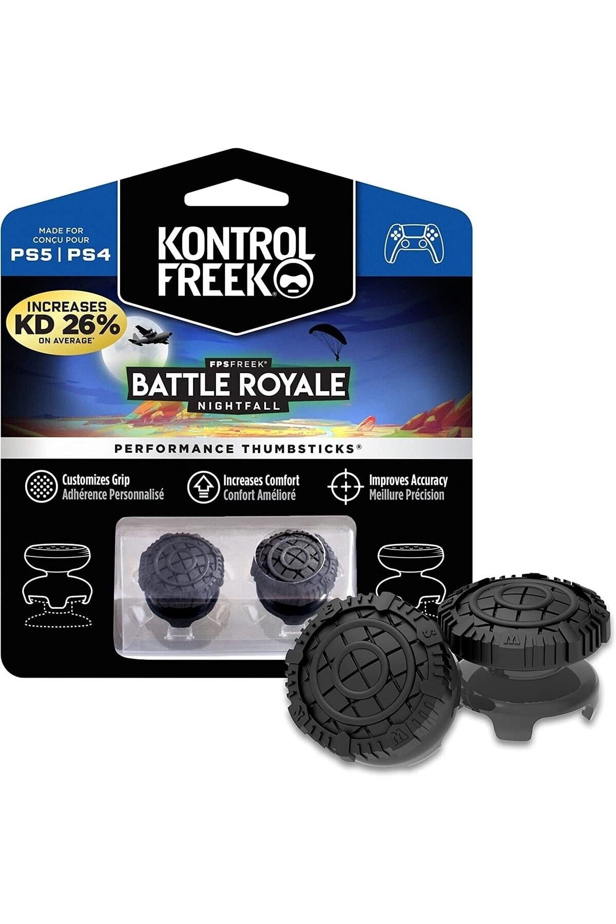 Kontrolfreek Battle Royale V1 Ps5 & Ps4 Analog Koruyucu Yükseltici Profesyonel Oyun Kolu Aksesuarı