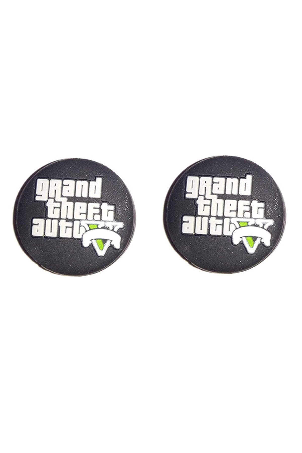 Gta 5 Desenli Xbox One S/one X/xbox E/xbox 360 Analog Koruyucu Silikon Pad Beyaz