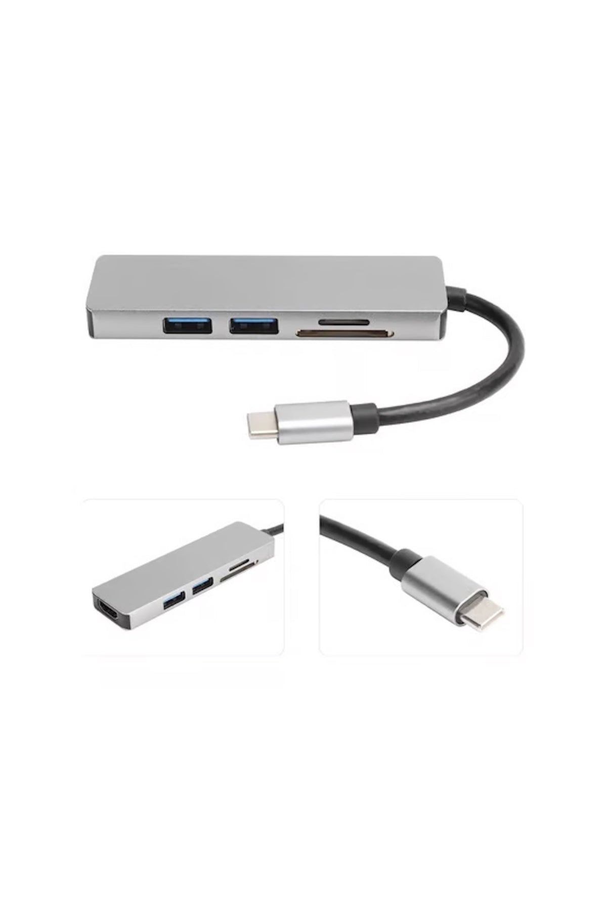 5in1 USB Type-C HDMI Girişli USB Çoklayıcı - C51U