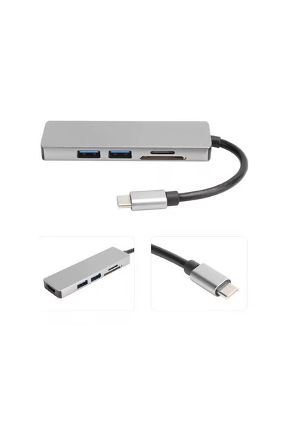 5in1 USB Type-C HDMI Girişli USB Çoklayıcı - C51U