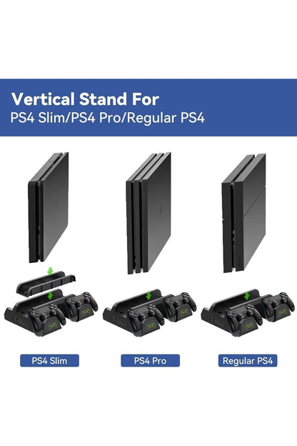 Tp4-882c Multi Fonksiyonel Tüm Ps4 Modeller İle Uyumlu Soğutma Ve Şarj İstasyonu