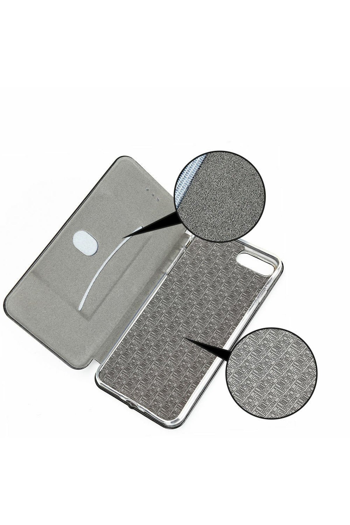 Apple Iphone X Manyetik Stantlı Flip Cover Kılıf