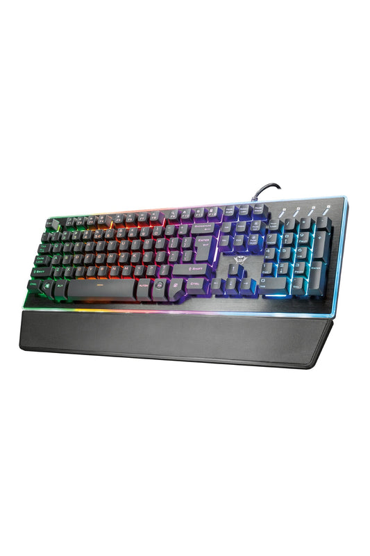 Trust GXT 860 Thura Usb Kablolu Aydınlatmalı Yarı Mekanik Gaming Q Klavye Siyah