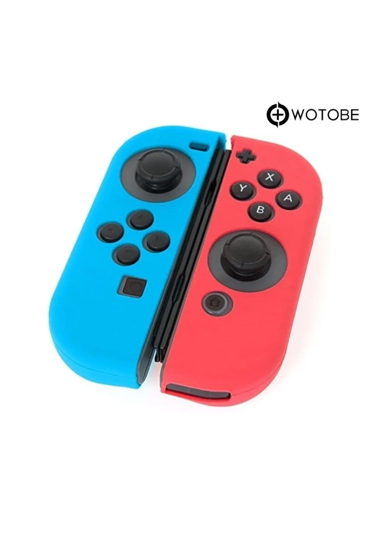 Nintendo Switch Silikon Koruyucu Kılıf Kırmızı-mavi