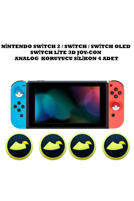 Switch/Switch 2/Switch Oled /Switch Lite Uyumlu Yeni 3D Analog Silikon PAD