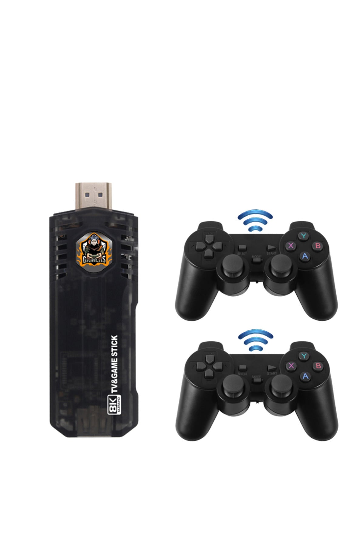 X8 Hdmı 4k Stick 64gb 10.000 Oyunlu Android Retro Tv Oyun Konsolu