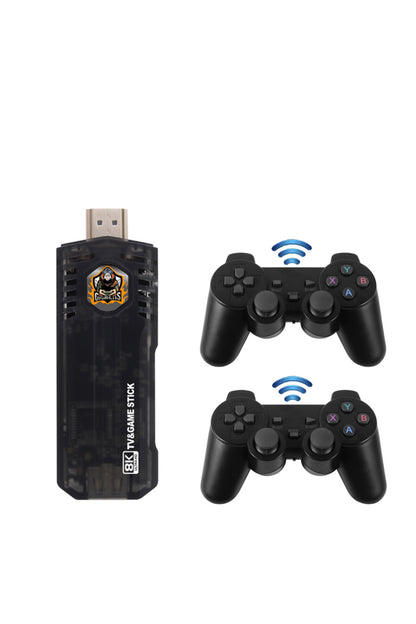 X8 Hdmı 4k Stick 64gb 10.000 Oyunlu Android Retro Tv Oyun Konsolu