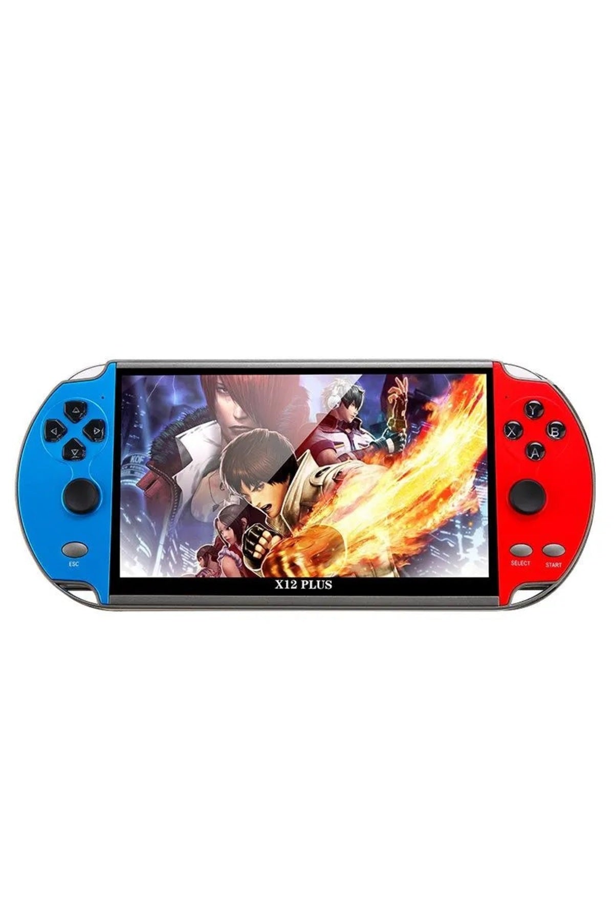 X12 Plus 7'inç Uyumlu Lcd Hd Ekran Tv Out 10000+ Oyunlu Arcade Retro Oyun Konsolu Siyah