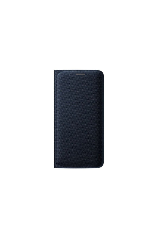 Samsung Galaxy S6 Orjinal Uyku Modlu Wallet Fabric Kılıf-lacivert Siyah Kılıf