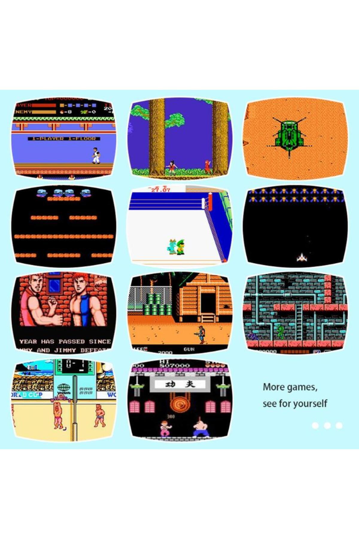 Retro Classic 620 Oyunlu Atari Game Box Tv Atarisi Çift Kollu