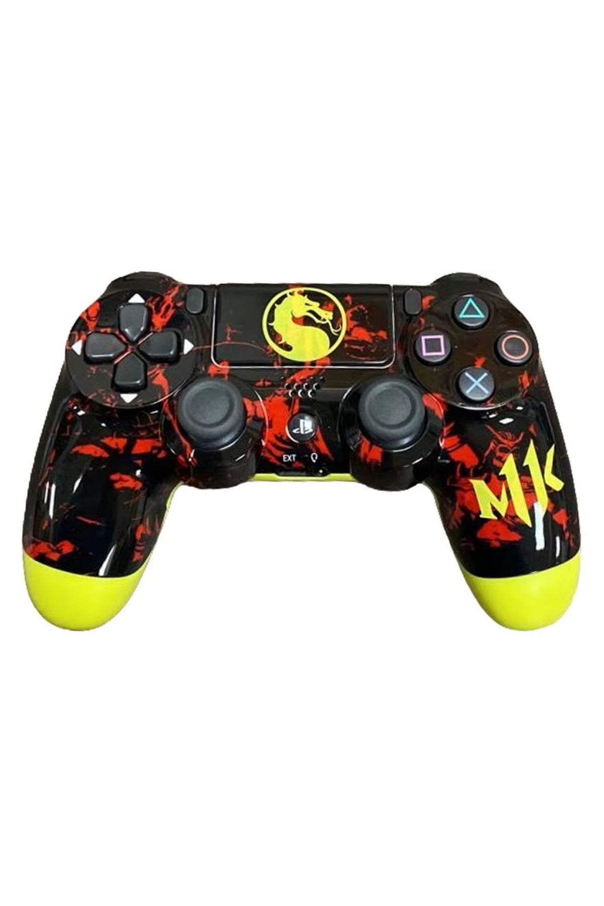 Ps4-pc-android Box-android-Apple Uyumlu iOS Telefon Tablet Mortal Kombat Tema Titreşim Bluetooth Oyun Kolu Mortal Kombat