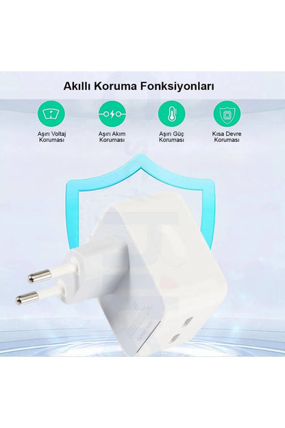 50 W Çift Usb-c Bağlantı Noktalı Güç Adaptörü