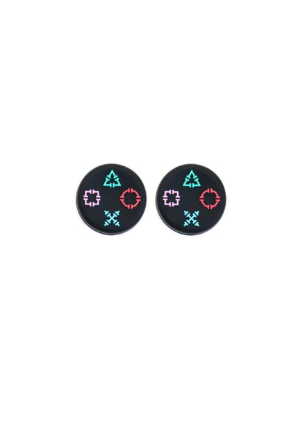 Geo Dizayn Desenli Xbox One S/one X/xbox E/xbox 360 Analog Koruyucu Silikon Pad