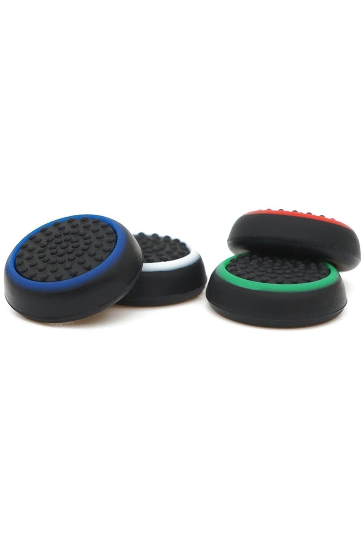 Desenli Sony Ps5/ps4/ps3 Analog Koruyucu Silikon Pad-renkli Yeşil