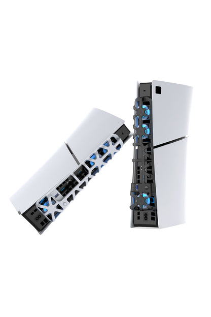 Tp5-3538 Ps5 Slim İçin Led Işıklı Kademeli Güçlü Soğutma Fanı Beyaz